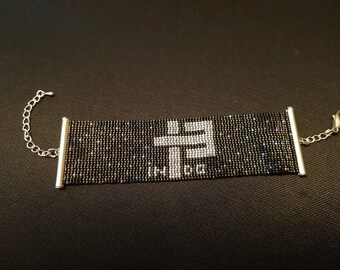 Miyuki Indochina 13 beadwoven Cuff Bracelet