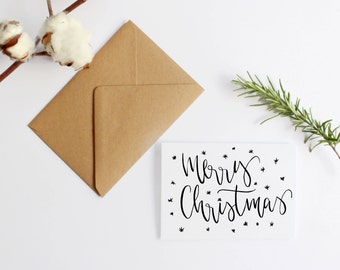xmas card etsy