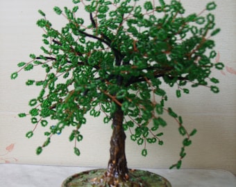 Handmade beaded tree. Tree of life. Wire tree. Christmas tree. Gift for women. Christmas ornaments. Most popular item. Tree sculpture