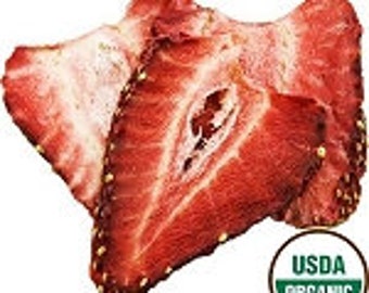 Dried Strawberries (Unsweetened) - Certified Organic