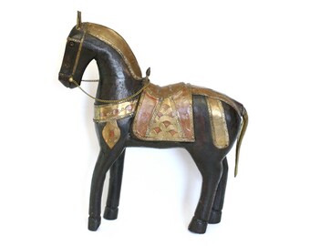 Vintage copper horse | Etsy