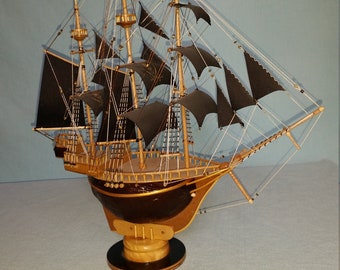Handmade Wooden Pirate Ship