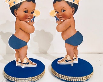 little prince centerpiece, prince centerpiece, little prince decorations, royal baby shower, prince centerpiece, african baby cente