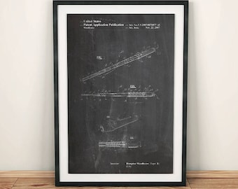 Star Wars Light Saber Lucasfilm Patent Art Poster