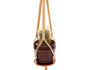 Macrame Plant Hanger / Hanging Planter / Small Pot Holder / Plant Holder / Macrame Planter / Indoor Garden Decor / Succulent Pot Holder