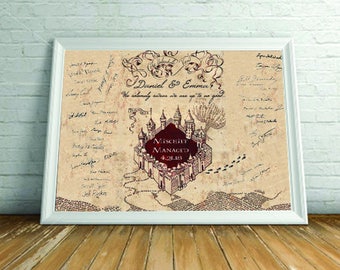 Marauder's Map Guestbook Alternative