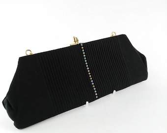 Diamante Evening Bag - Small Evening Bag - Gift for Women - Mother's Day Gift - Evening Clutch Bag - Red Carpet Bag - Black Evening Bag
