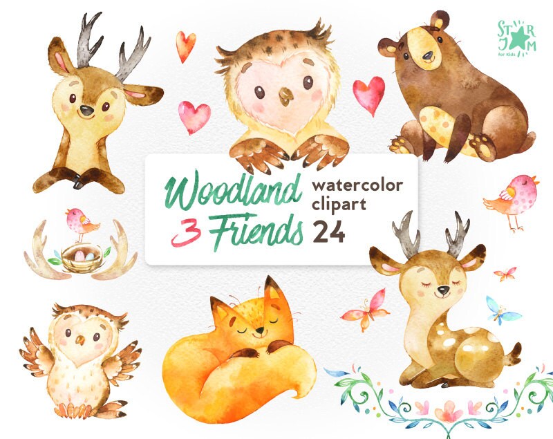 Free Free 313 Woodland Friends Svg SVG PNG EPS DXF File