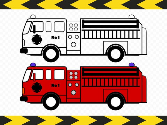 Download Fire truck Svg Clipart Firefighter decor decal shirt Svg