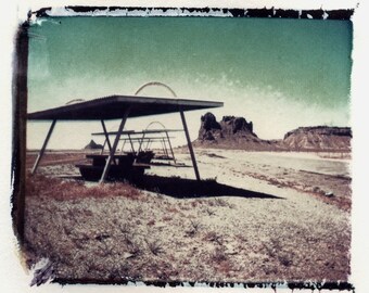 Polaroid Transfer original The Devil's Highway