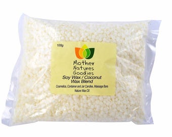 Soy Wax Coconut Wax (chippings) Premium Blend for Cosmetics. Nature Wax C6