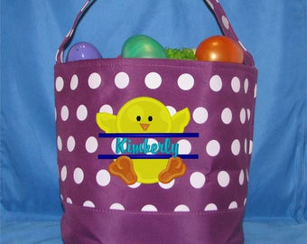 Personalized Easter Basket, Easter Bucket, Girls Easter Basket, Boys Easter Basket, Monogrammed Easter Basket, Easter Tote, Name Basket