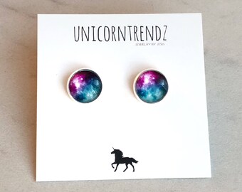 Galaxy Earrings, Nebula Earrings, Space Earrings, Universe Earrings, Galaxy Jewlery, Nebula Jewelry, Space Jewelry, Space Gift, Nebula Gift