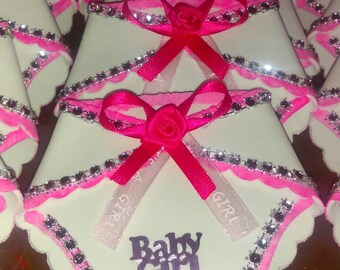 10pc- Small diapers for baby shower
