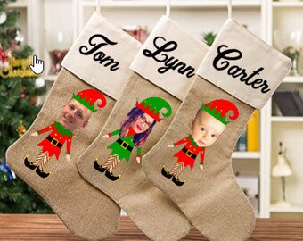 personalized christmas stockings elf stocking picture stocking funny stocking christmas decorations - Christmas Stockings Etsy personalized christmas stockings elf stocking picture stocking funny stocking christmas decorations - Christmas Stockings Etsy