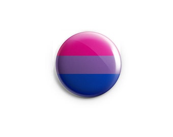 Bisexual pride button, bisexual magnet, 1.25" pinback buttons, pins, badges, pride, bisexuality, pansexual, fluid badges