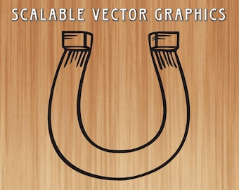 horseshoe svg, horseshoe cut file, horseshoe silhouette, horseshoe outline svg file, horseshoe scalable vector file, horseshoe clipart