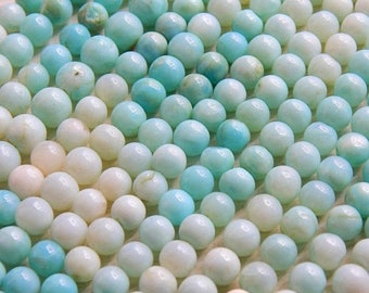 63% OFF Blue Peruvian Opal Smooth Ball Beads Round Shape 6x5.mm Approx 13"Inches 100 Percent Natural Top Quality Wholesale Price.