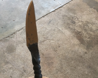 Knife railroad spike