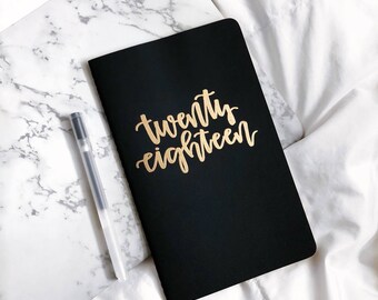 Custom Notebook (Journal, Hand Lettered, Custom Journal, Personalized Notebook, Personalized Journal)