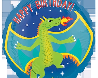 18" Dragon Balloon /dragon theme / Knights theme / medieval / kings party / dragons theme
