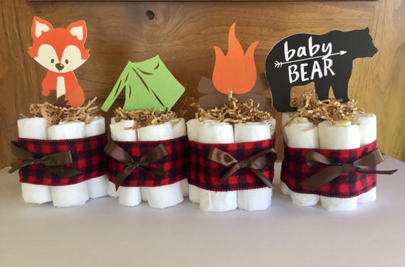 Lumberjack Baby Shower Cake Lumberjack Baby Shower Cake