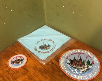 The Boy Scout Patches and neckerchief