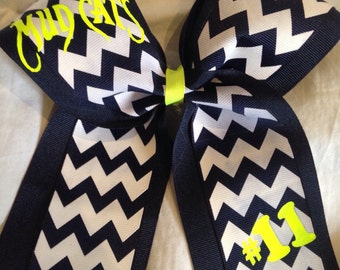 Team softball bow in your team colors