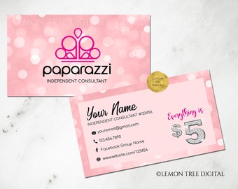 paparazzi business cards vistaprint 9.99