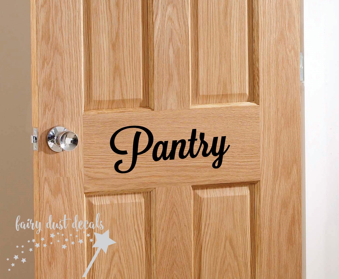 Pantry Door Decal door lettering vinyl letters Kitchen