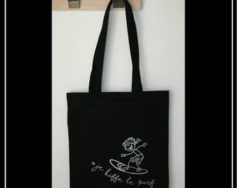 -Cotton shopping bag - Tote bag beach bag