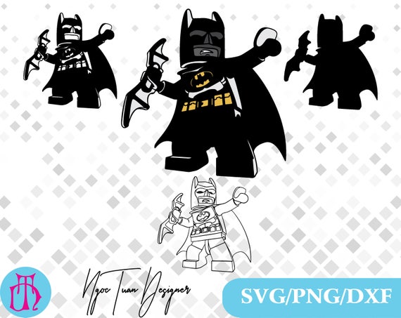 Download Lego batman svgpngdxf/Lego batman clipart for