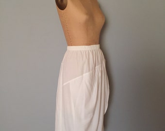 grecian white wrap skirt | rayon midi skirt