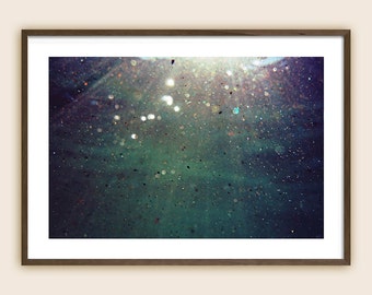 Underwater Photography Print - Sea Photography - Ocean Photography - "Light Particles"