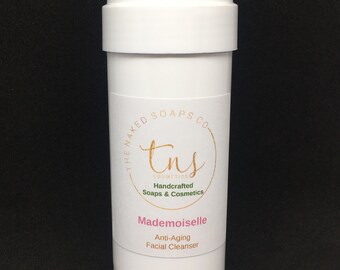 Solid facial cleanser/ anti-aging