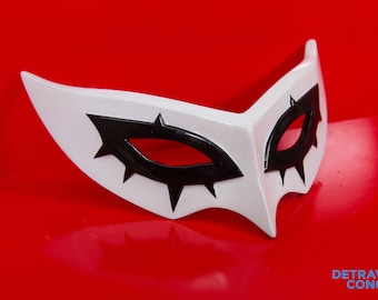 Persona 5 Joker Mask w/bonus Phantom Thieves logo vinyl sticker!