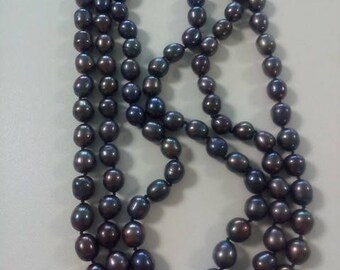 natural Baroque pearl, necklace