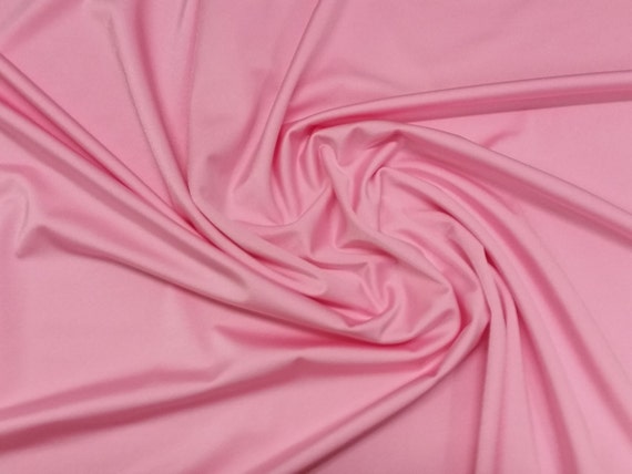 Pink Plain Lycra Spandex Stretch Fabric Material 150cm