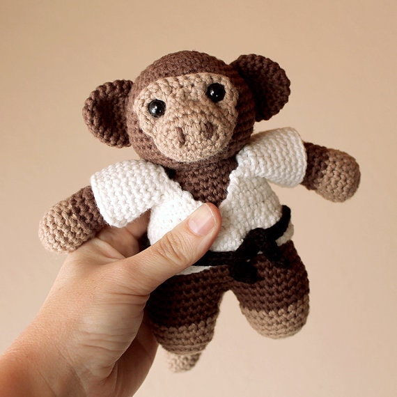 Monkey - Animalius. Crochet Doll, Amigurumi Toy, Crocheting, Made to Order, Animal Crochet, Cute Children Gift, Nursery Doll, Art Crafts