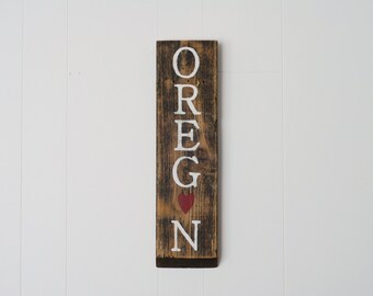 Oregon Reclaimed Wood Sign