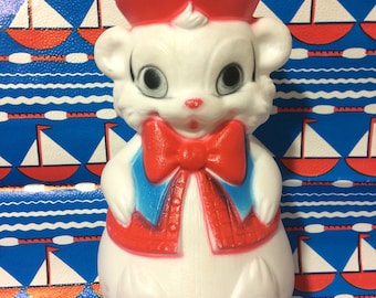 Vintage Roly Poly Chime Bear