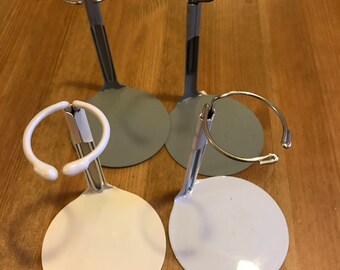 Metal Doll Stands for 6-9 Inch dolls - Four in Set