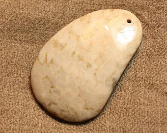 No. 2 4558550021724 55mm fossil coral gemstone pendant