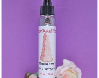 Wedding Cake Body Splash Hair Perfume 4oz