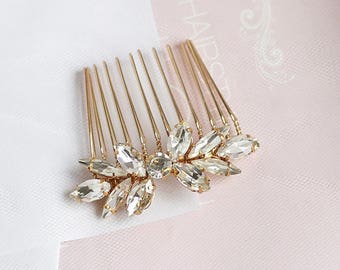 bridal hair comb crytal wedding hair comb