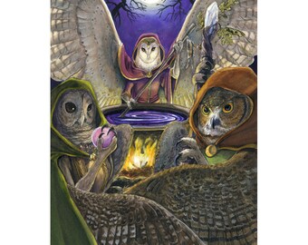 Owl Women of Vaethiniel - Print