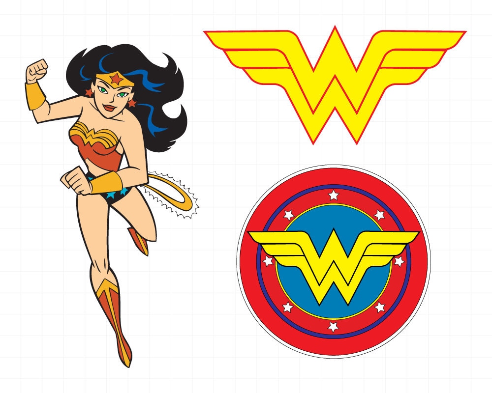 Download Wonder Woman clipart silhouette Wonder Woman svg Woman