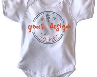 Download PNG/JPEG Babies Onesie Mock-up Bodysuit Mockup Baby Mockup