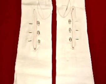 Trefousse French Kid Leather Opera Gloves ~ Size 7