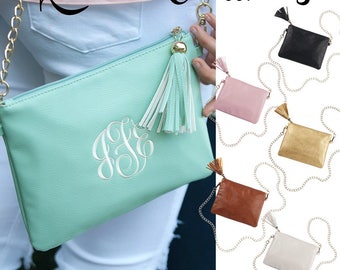 Kendall Purse Viv & Lou®, Monogram Purse, Personalized Purse, Monogram Clutch, Monogram Crossbody, Gold Clutch, Cream Clutch, Camel Clutch